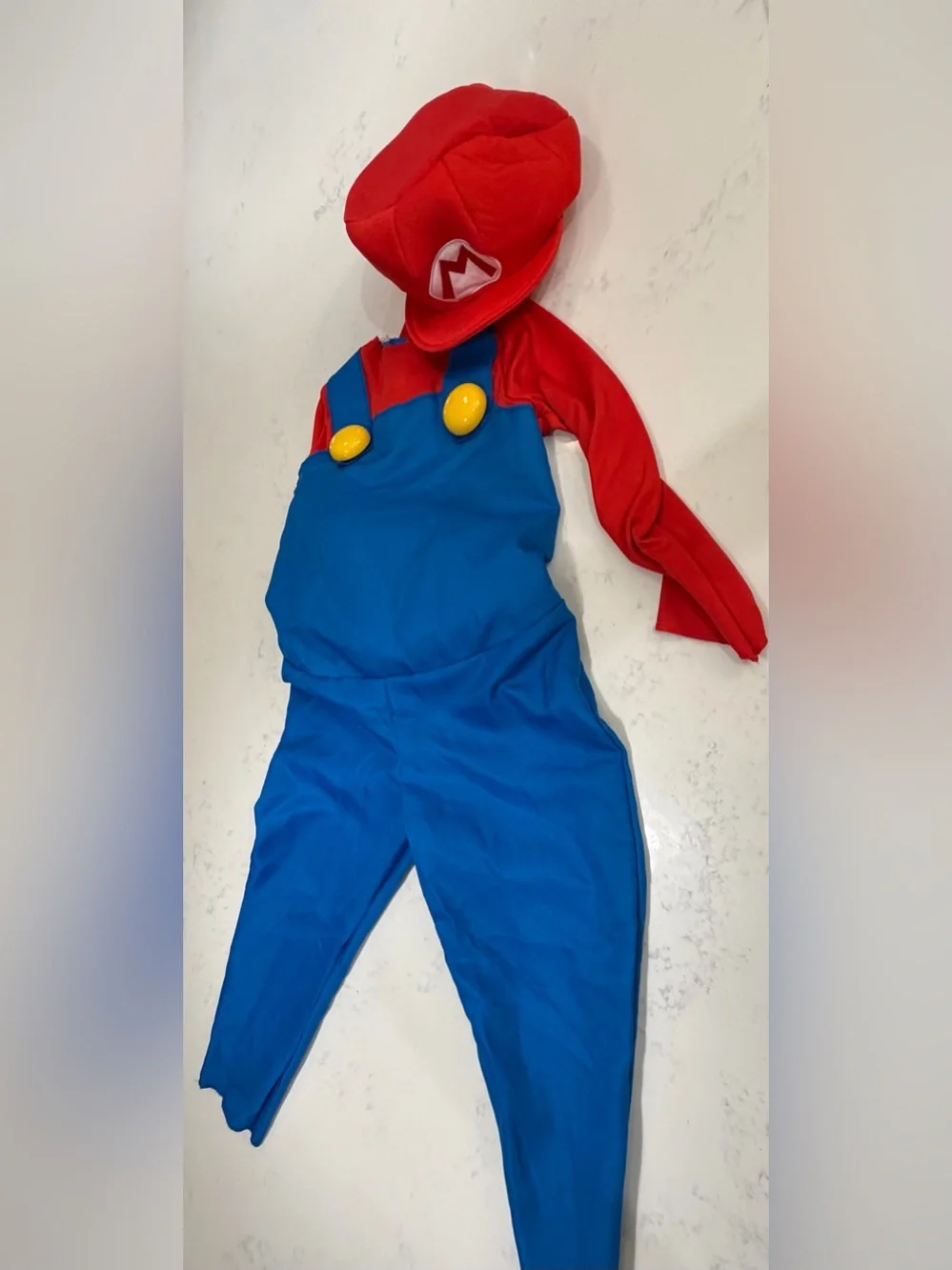 Nintendo Classic Red & Blue Plumber Costume for Kids set -2